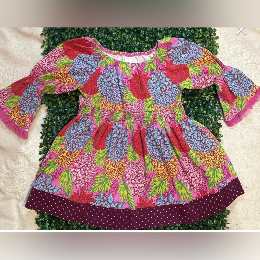 🖤MATILDA JANE VINTAGE PAINT BY NUMBERS POM POM PEASANT TOP SIZE 8🖤